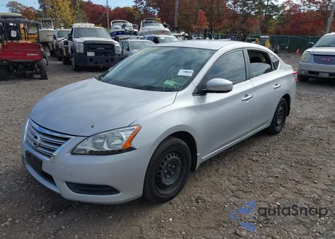 2015 Nissan Sentra S из США, поврежденный, VIN 3N1AB7AP6FY230887